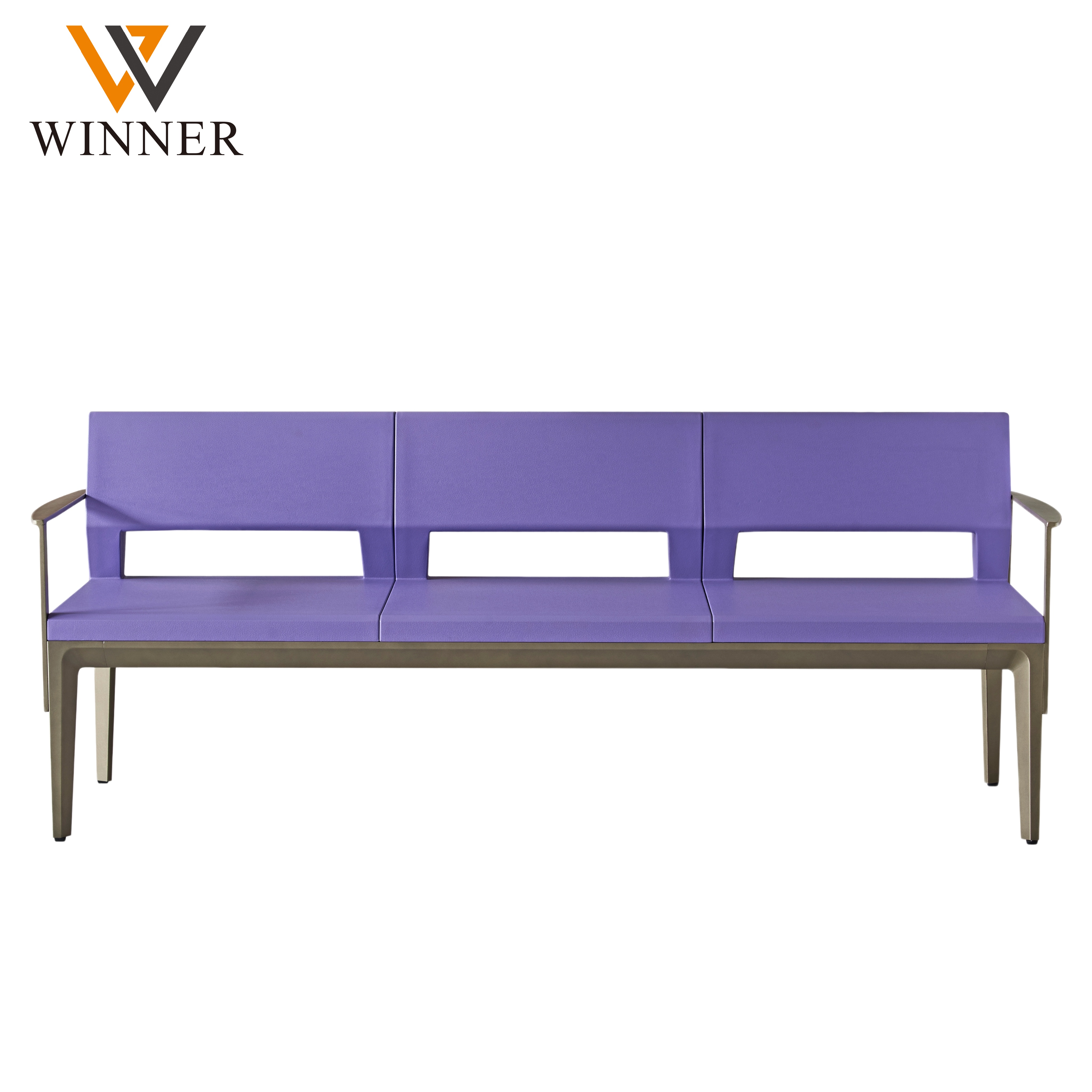 Hot Sale Waiting Chair Airport Subway Lobby Wait Area Waiting Chair Bench with PU Foam Cushion