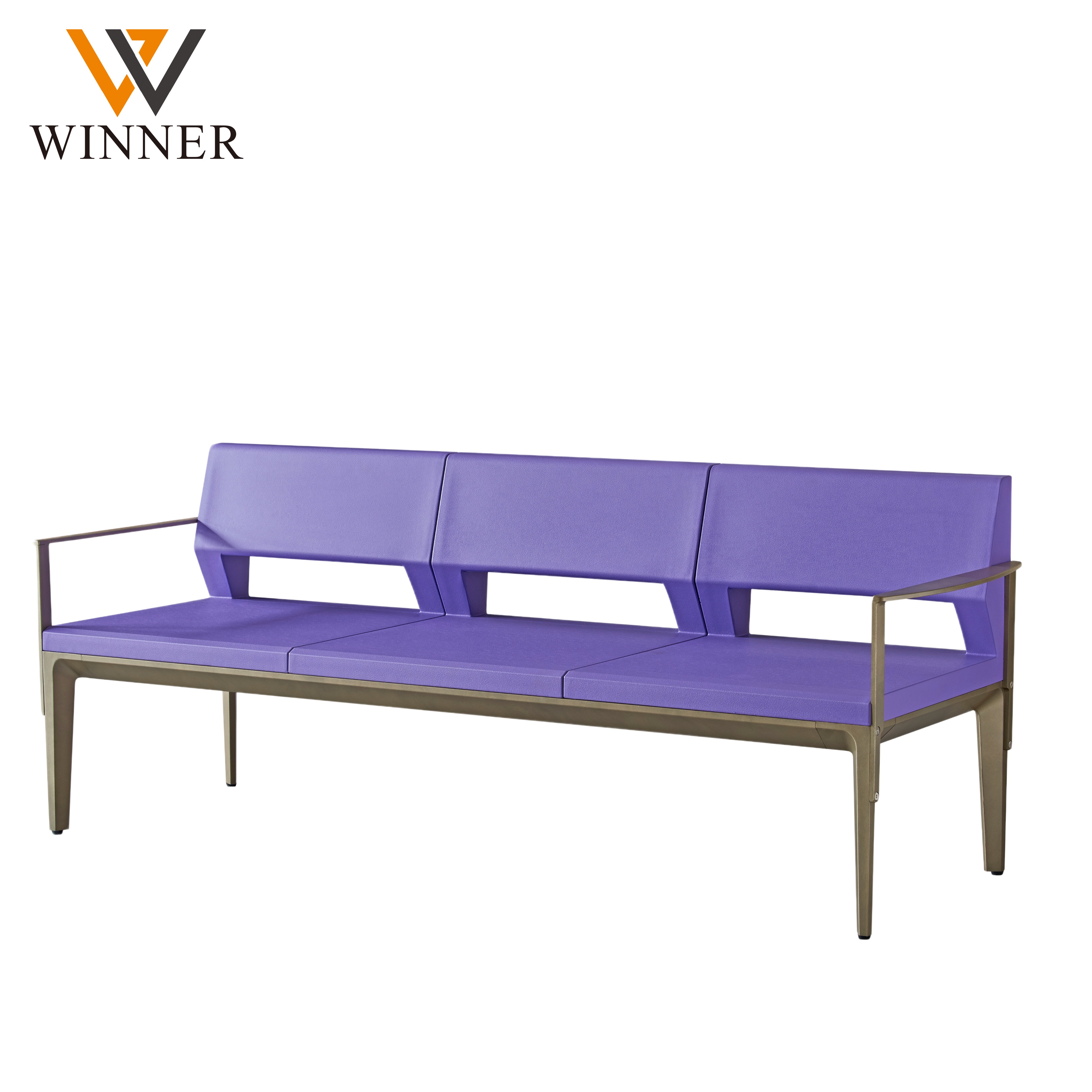 Hot Sale Waiting Chair Airport Subway Lobby Wait Area Waiting Chair Bench with PU Foam Cushion