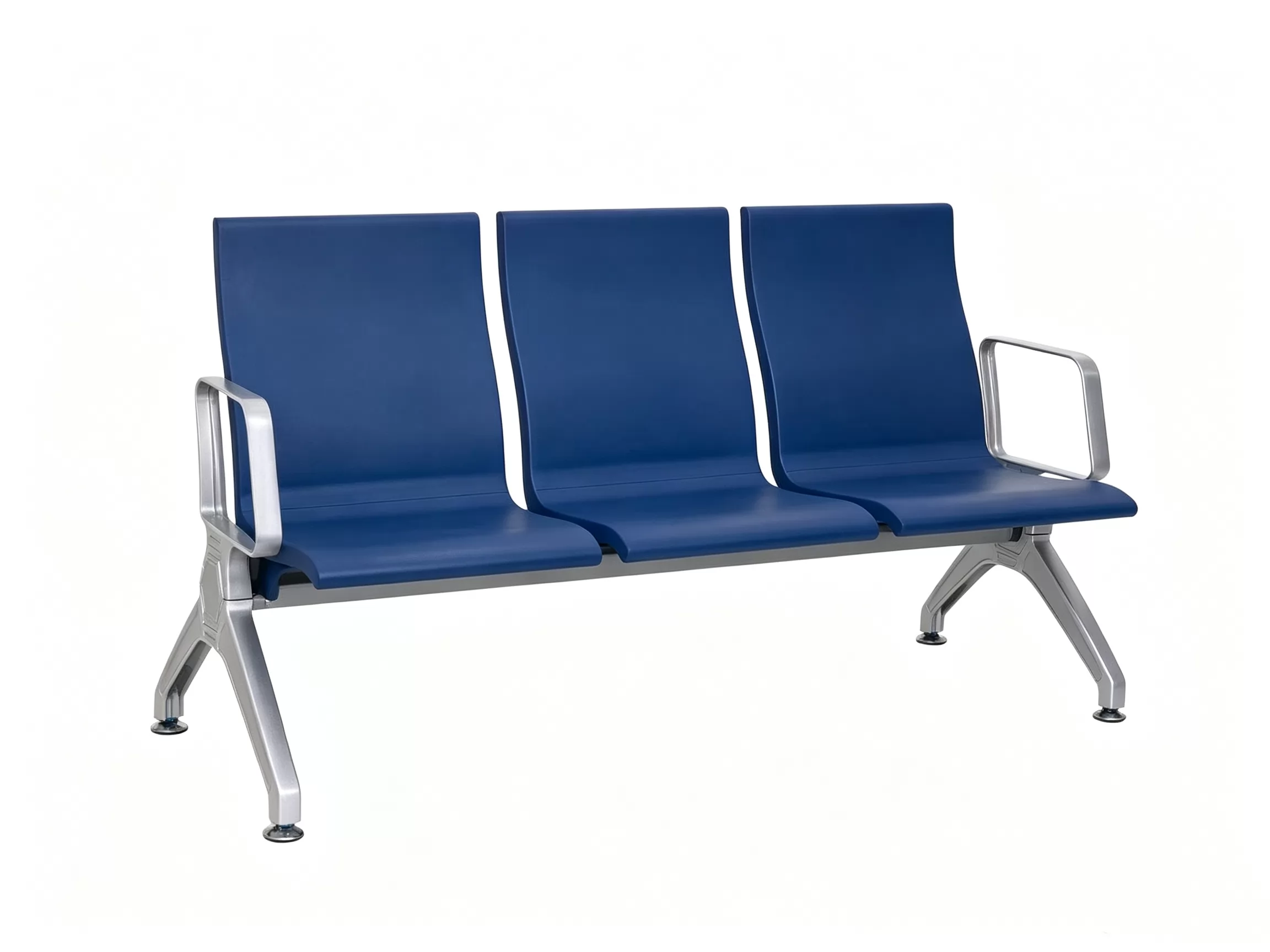 2 3 4 5 Seater PU Waiting Chair Hexagonal Airport Chair for Airport Lounge Terminal Waiting Room Area Reception Factory Direct