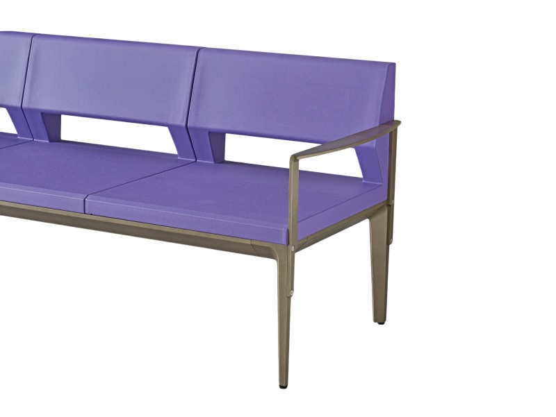 Hot Sale Waiting Chair Airport Subway Lobby Wait Area Waiting Chair Bench with PU Foam Cushion