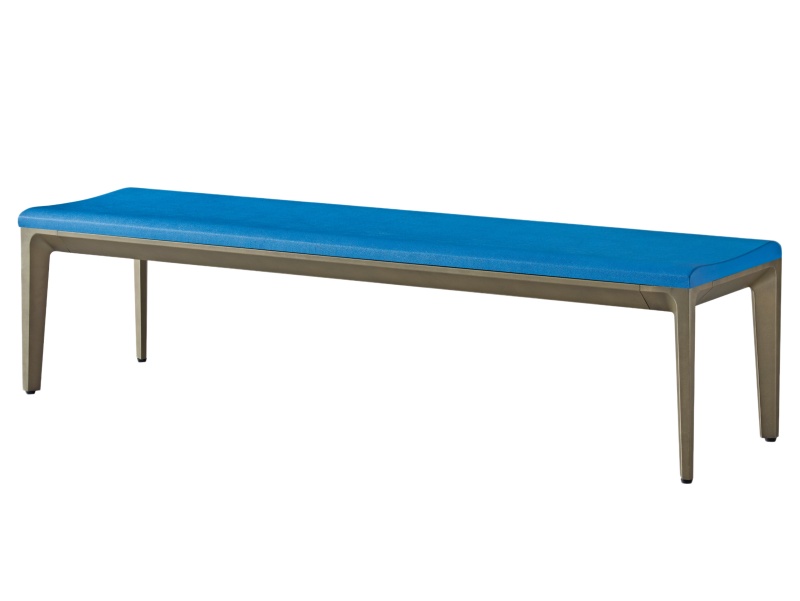 Modern PU Upholstered Bench Multi-person Public Chair for Airport Hospital Shopping Mall