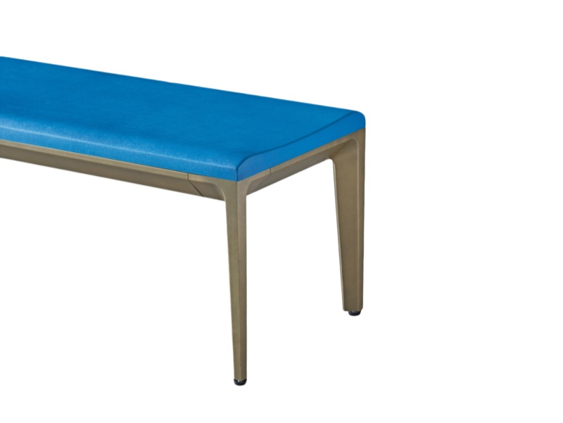 Modern PU Upholstered Bench Multi-person Public Chair for Airport Hospital Shopping Mall