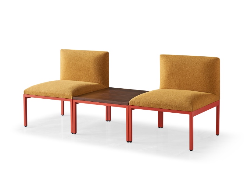 Hot Sale 3 Seater Public Area Waiting Chair  Airport Hospital Mall Office Lobby Waiting Chair Bench with Sponge Cushion