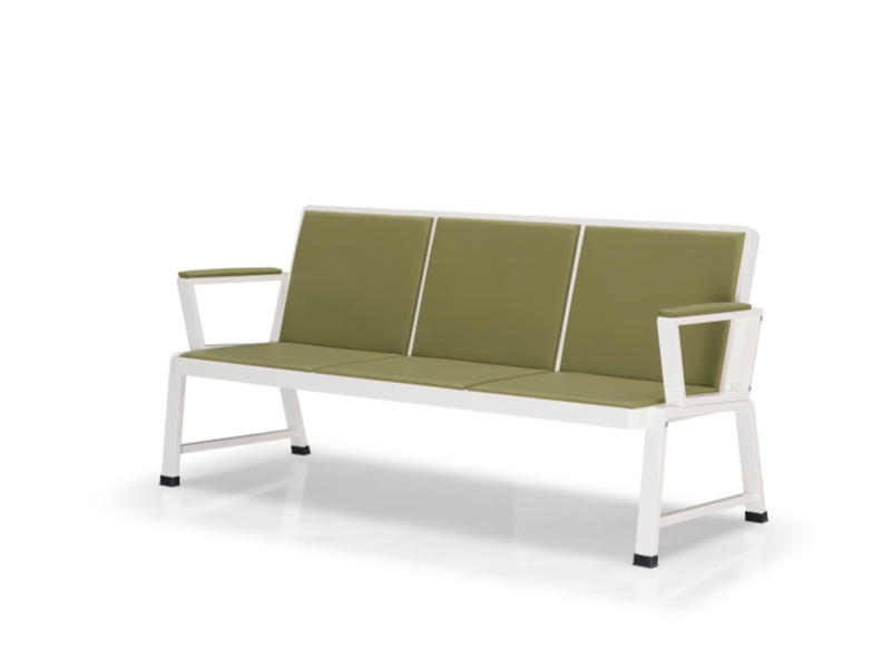 Modern Leather Waiting Chair for Airport Hospital Lobby Corridor Office Building Public Area
