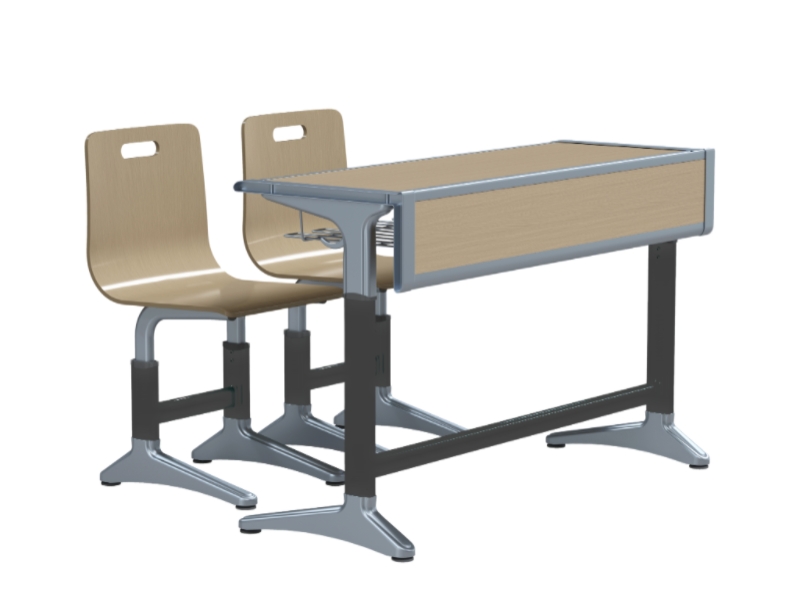 Wholesale Good Quality Educational Furniture Student Desk and Chair Set for High School
